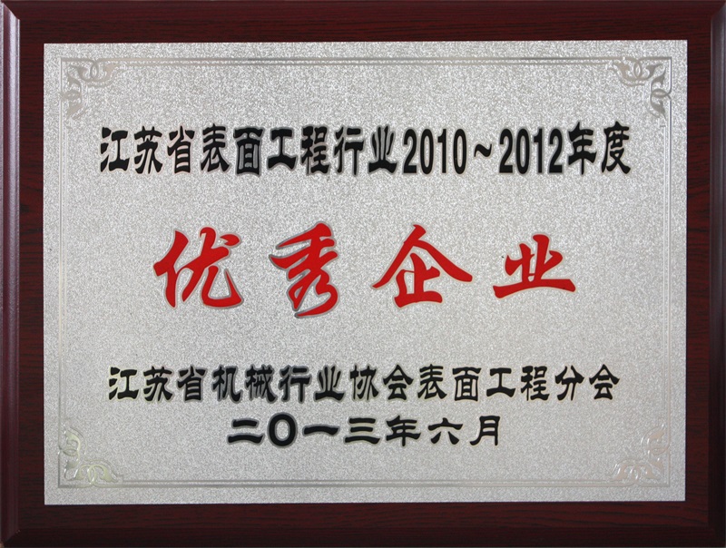 2010-2012優秀企業-江蘇省機械行業協會
