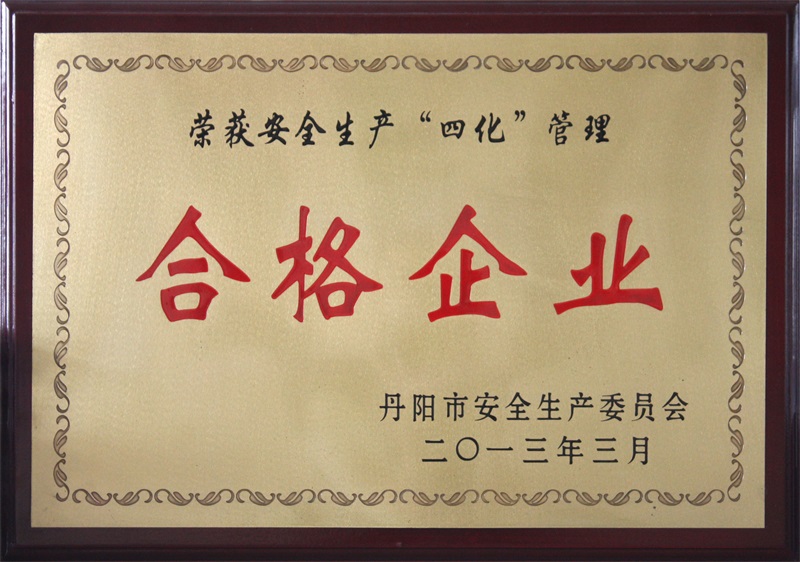 合格企業-丹陽市安全生産委員會